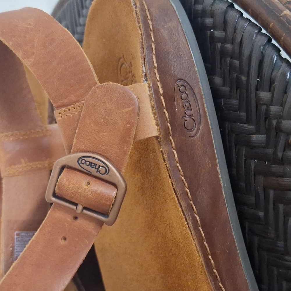 Chaco Women's Wayfarer Sandal, Rust, Size 12 Medium US - Picture 2 of 13